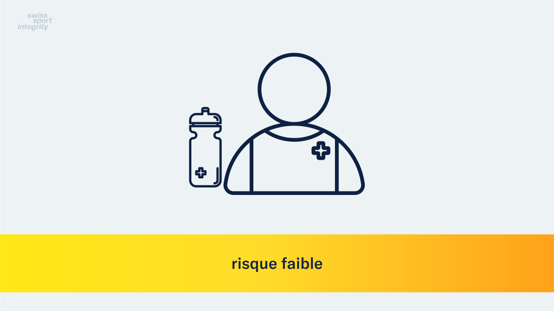 Suppléments réduction des risques: risque faible – produits de fabricants suisses fiables pour le sport de compétition